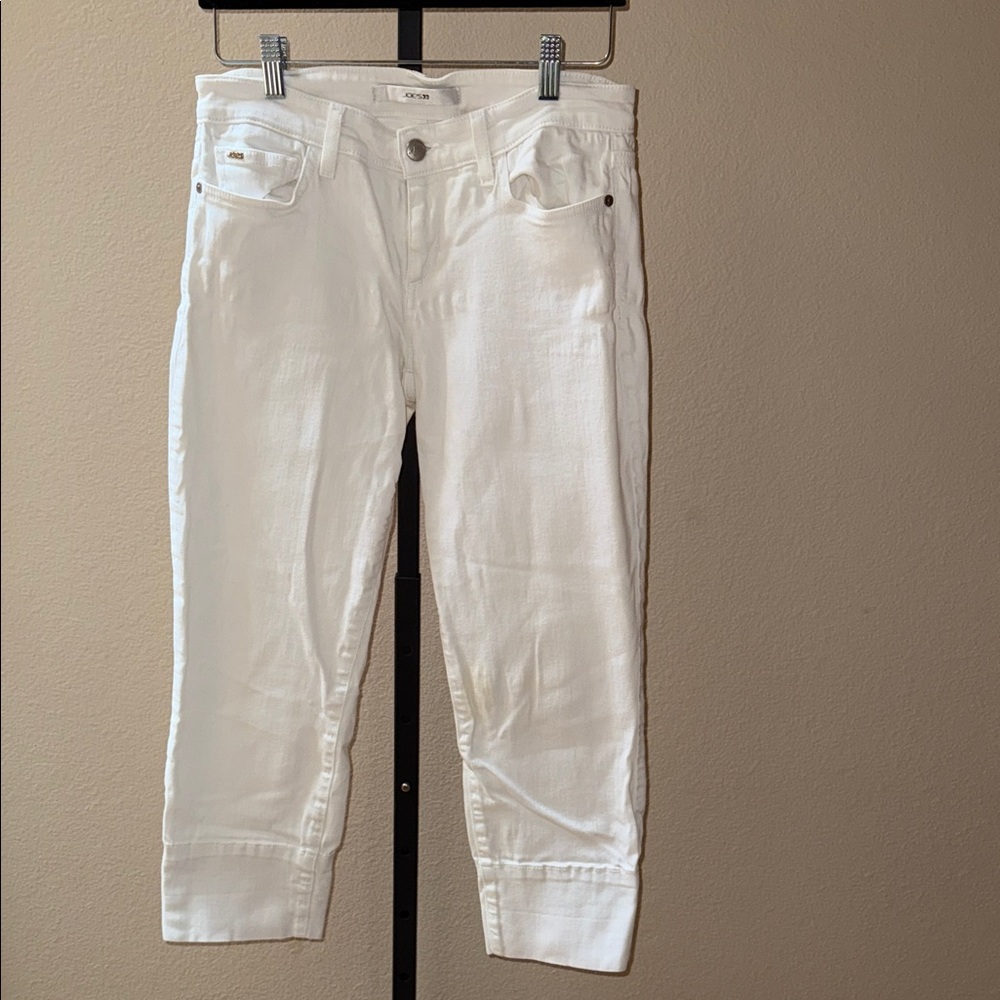 Joe's Jeans Socialite Kicker Cropped Jeans White Women’s Size 28